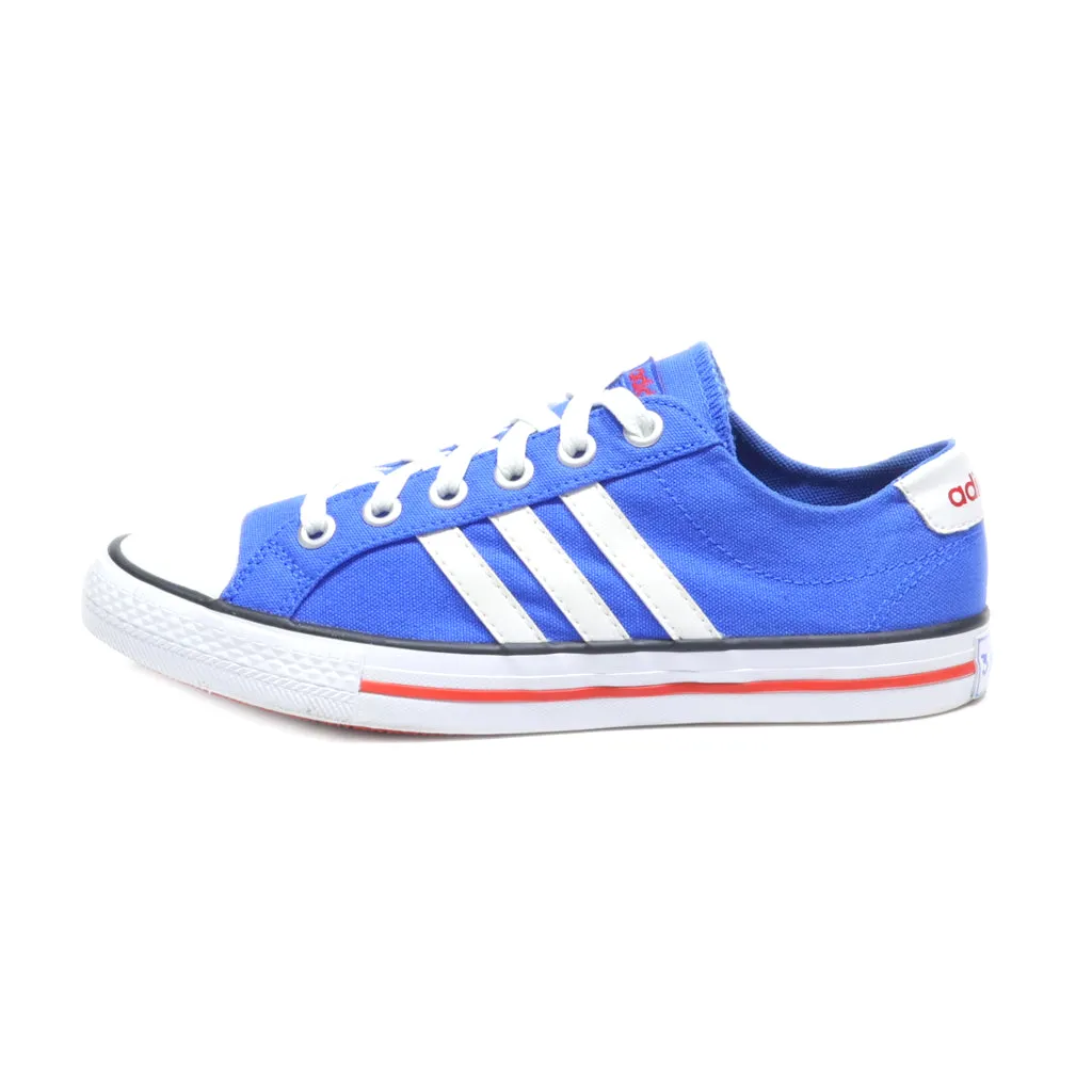 Adidas Neo Label 3 Low-Top Sneakers Canvas Blue Colour For Women