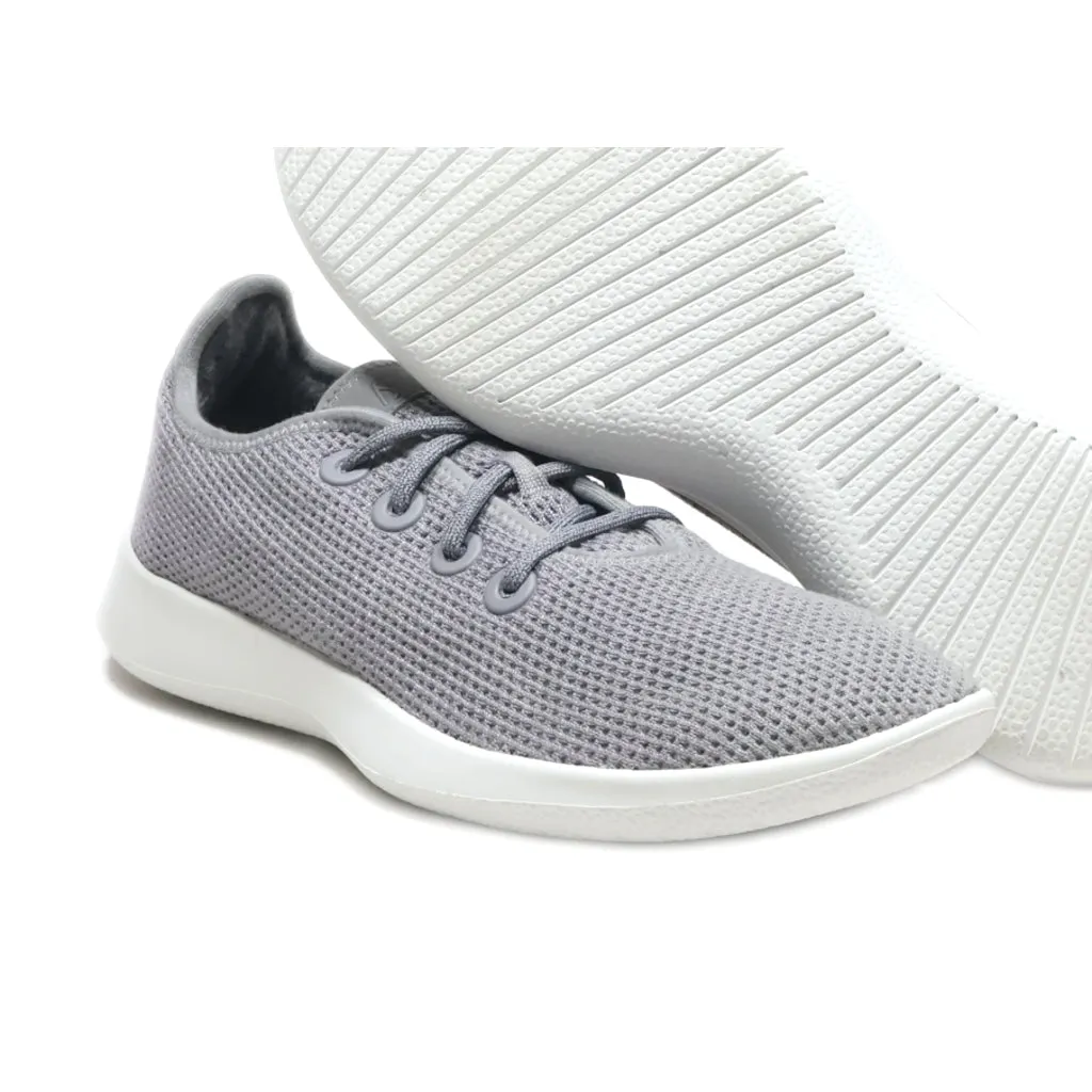 Allbirds Tree Runners Low-Top Sneakers Fabric Grey Colour For Men