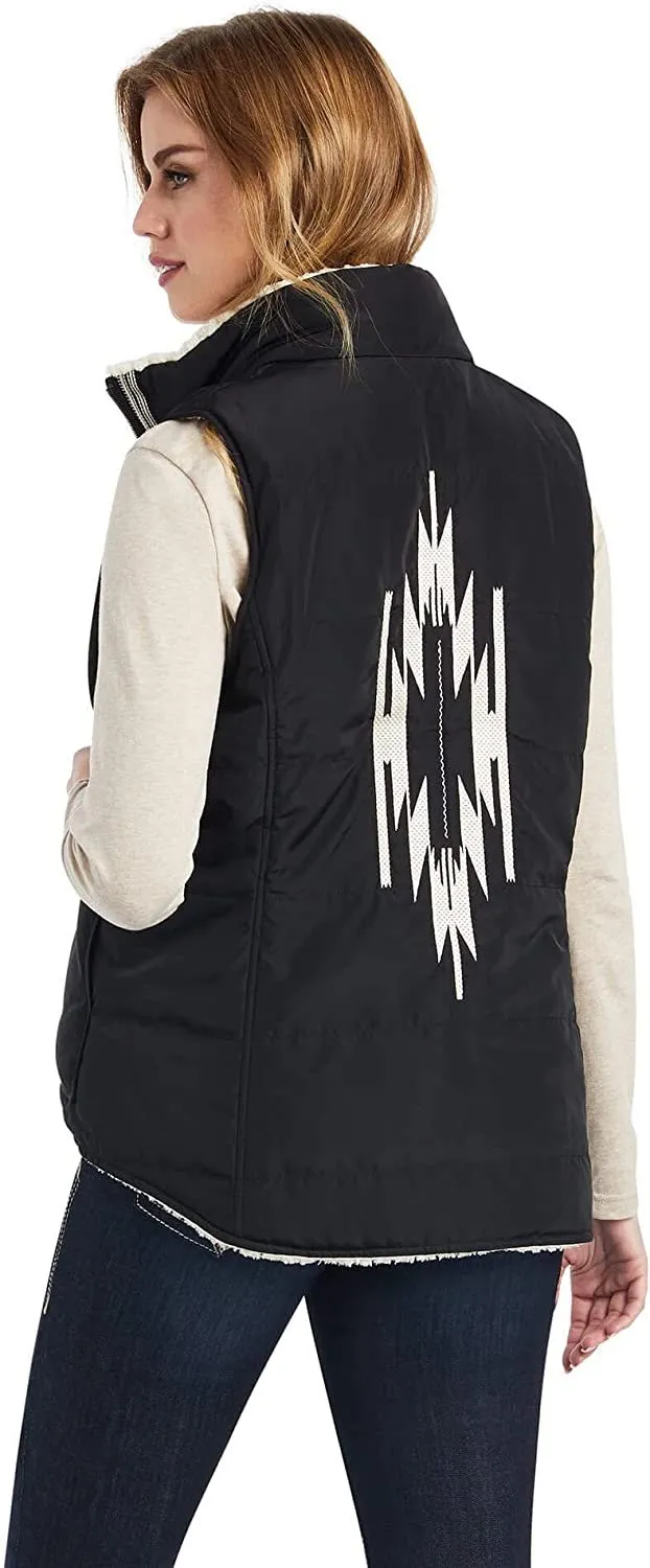 Ariat Women's Dilon Chimayo Vest, Black