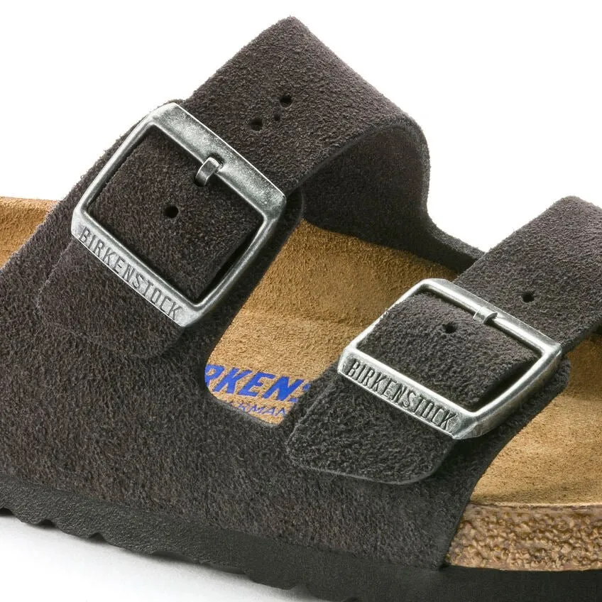 Birkenstock Arizona Soft Footbed - Velvet Gray Suede