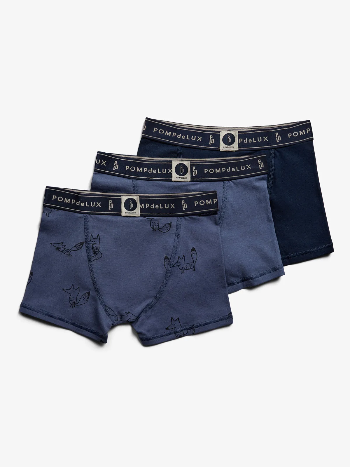 Boxershorts 3-pack - Kids - Vintage Blue /Navy