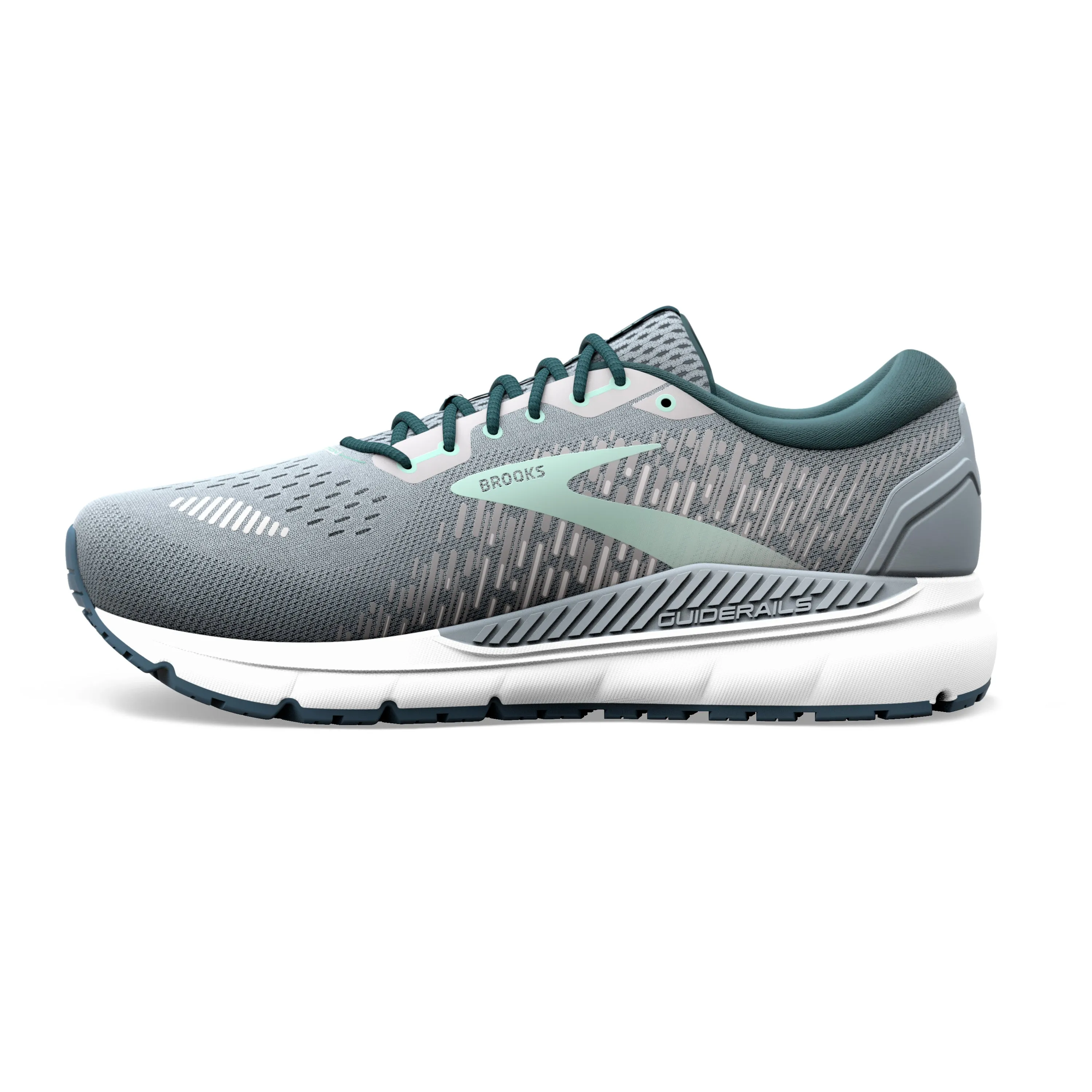 BROOKS WOMEN'S ADDICTION GTS 15 - GREY/NAVY/AQUA