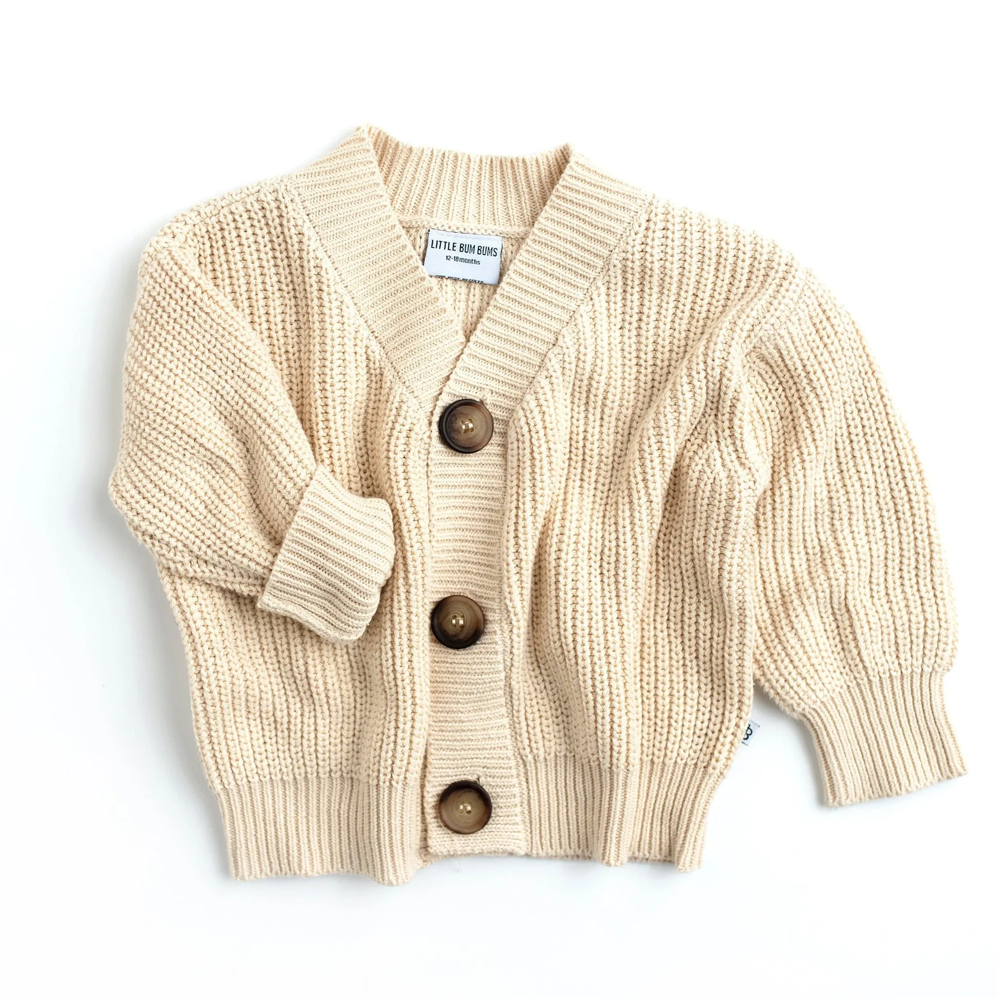 Chunky Button Knit Sweater