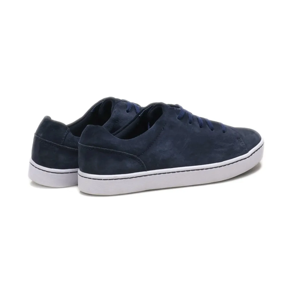 Clarks Low-Top Sneakers Suede Purple Colour For Women