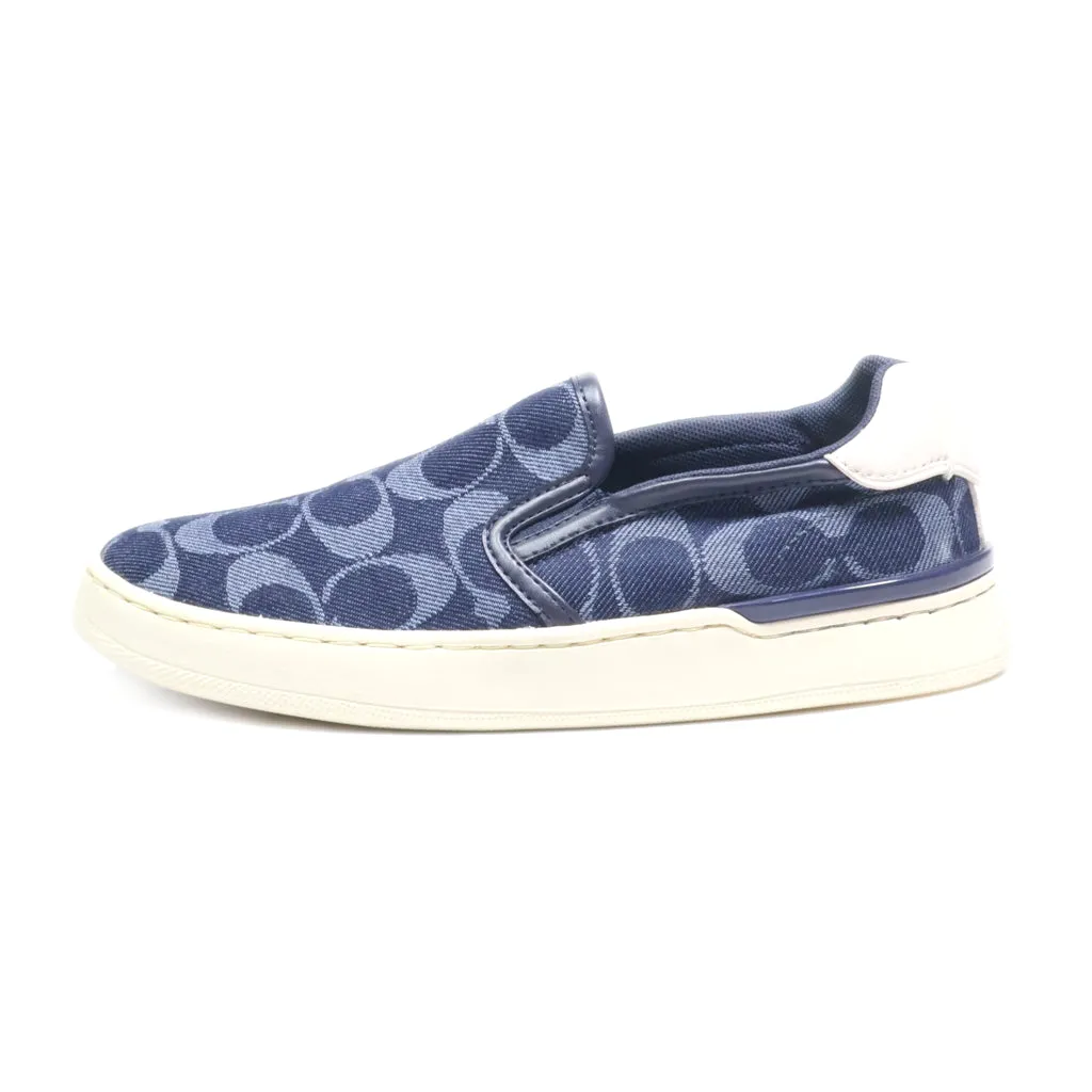 Coach Low-Top Sneakers Canvas Blue Colour For Women