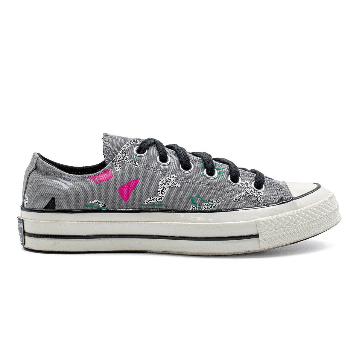 Converse Chuck 70 Archive Skate Low-Top Sneakers Fabric Grey Colour For Women