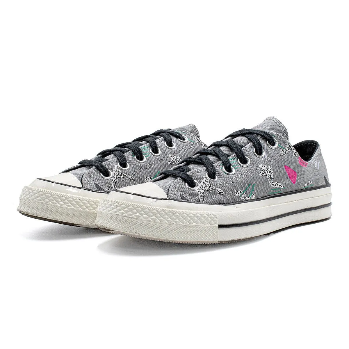 Converse Chuck 70 Archive Skate Low-Top Sneakers Fabric Grey Colour For Women