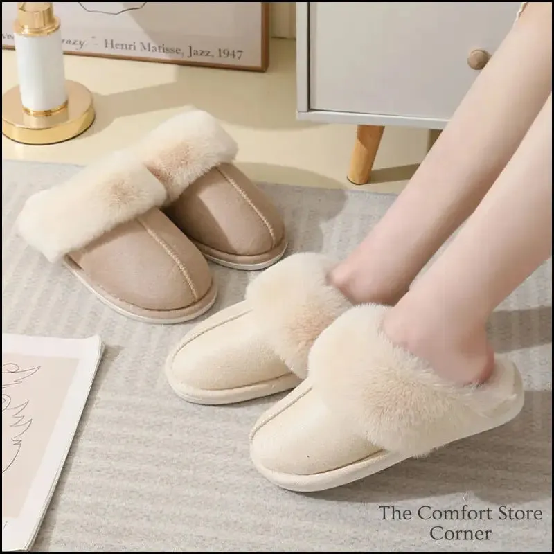 Discover Ultimate Comfort with Winter Plush Slippers