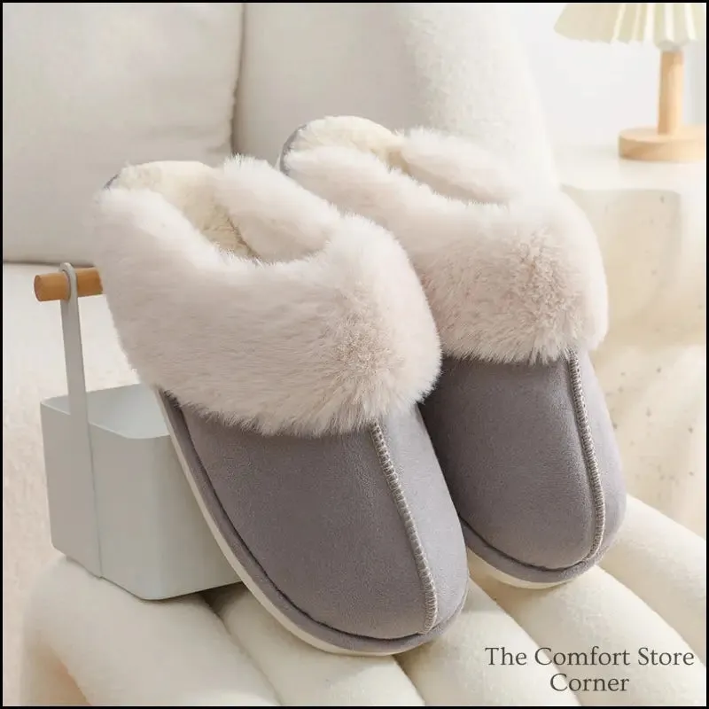 Discover Ultimate Comfort with Winter Plush Slippers