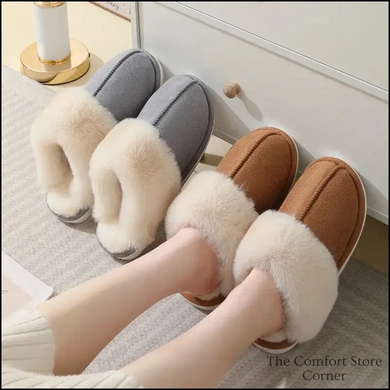 Discover Ultimate Comfort with Winter Plush Slippers