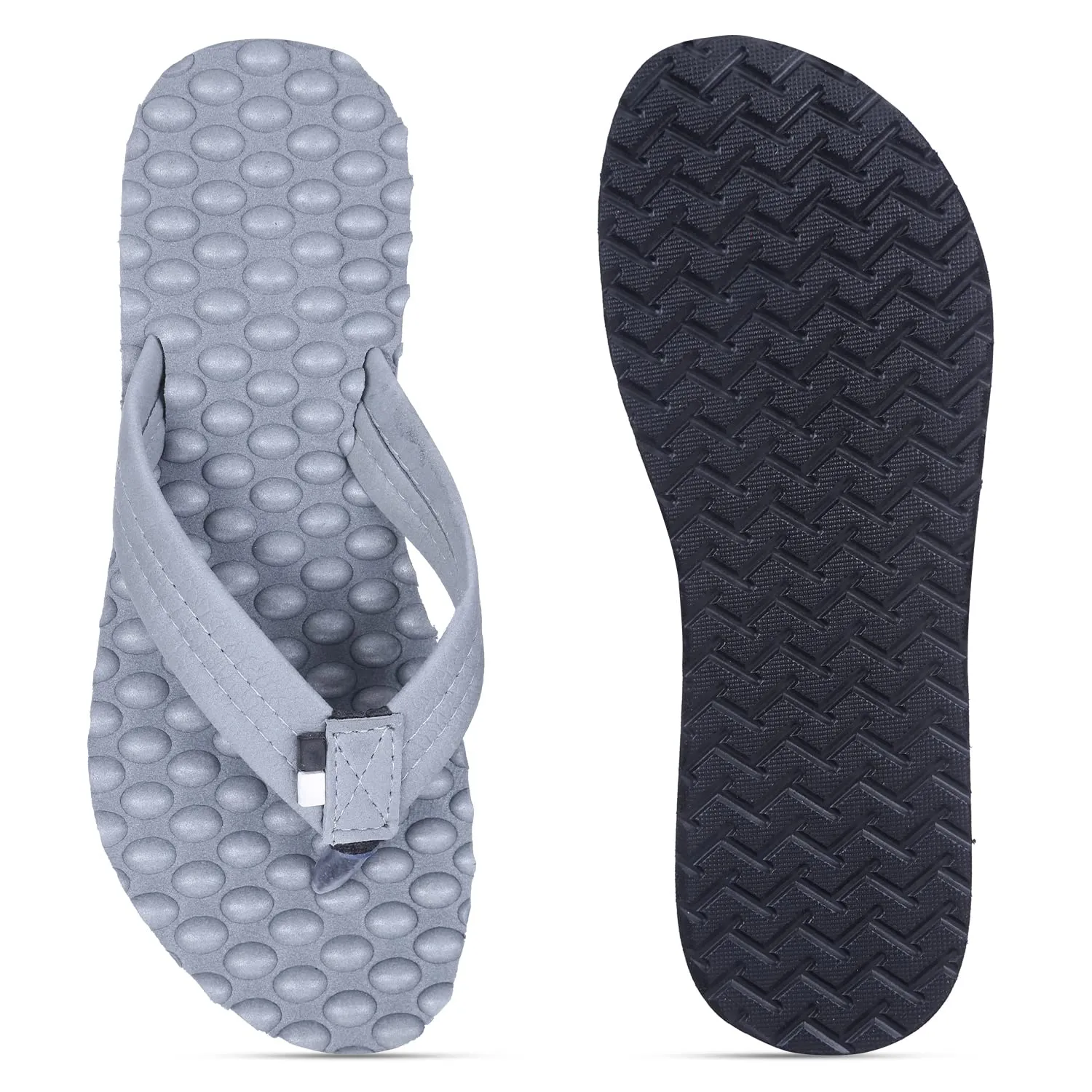 DOCTOR EXTRA SOFT House Slipper for Women's Care |Orthopaedic | Diabetic | Acupressure | Comfortable | MCR | Flip-Flop Ladies and Girl’s Home Slides for Daily Use Bubble-D-20-Grey-6-UK