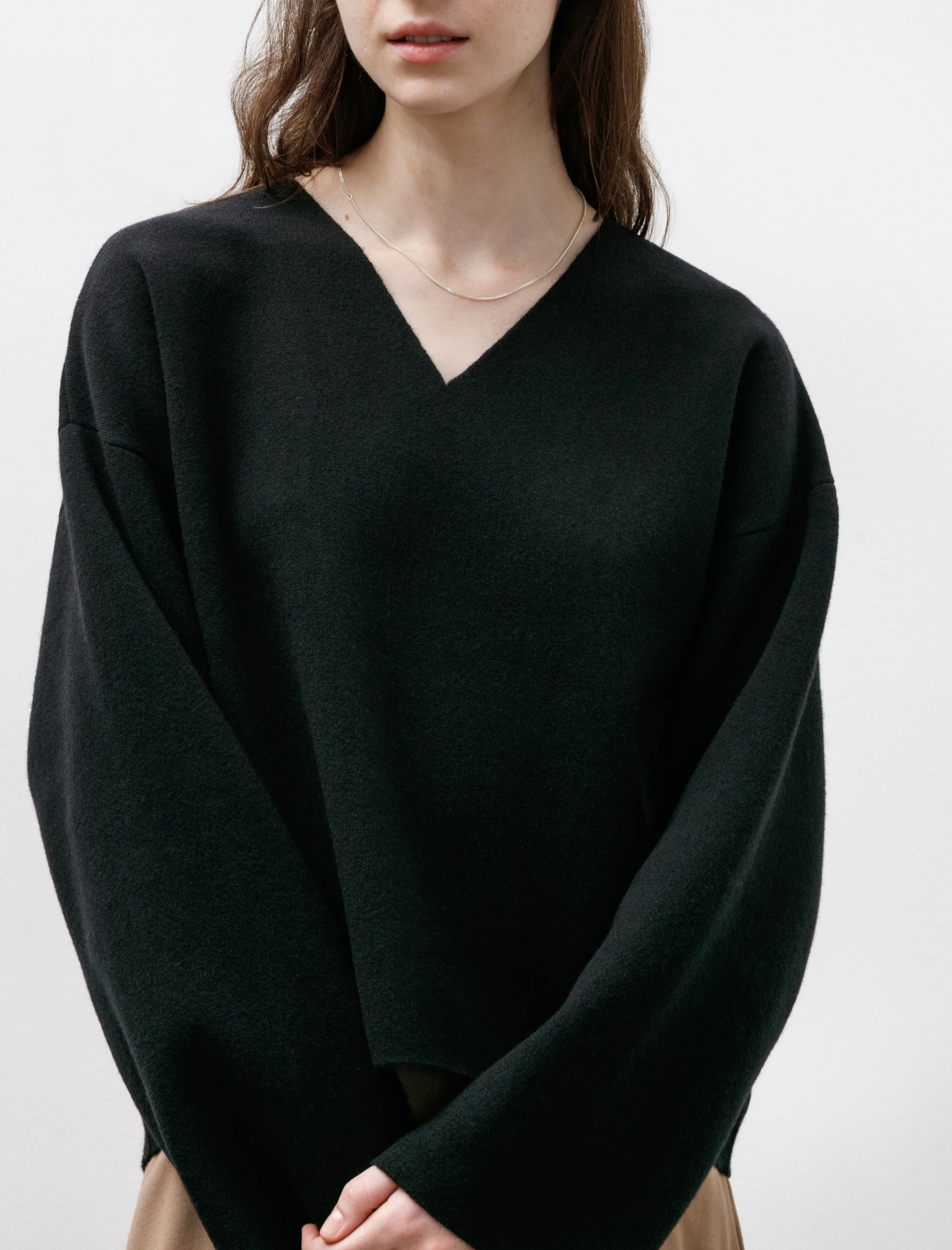 Double Faced Jumper Black