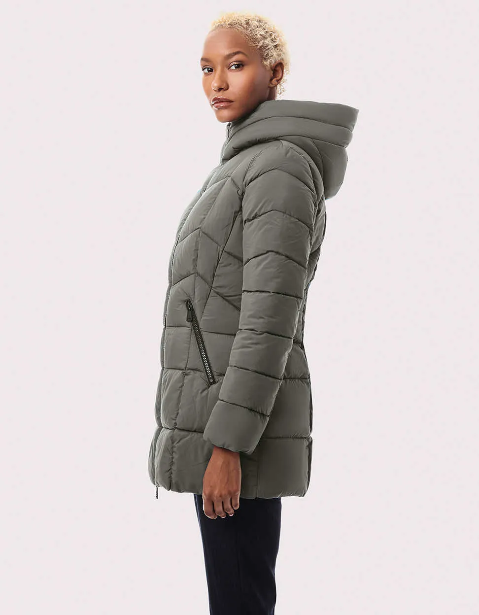 Fab Funnel Quilted Puffer Jacket