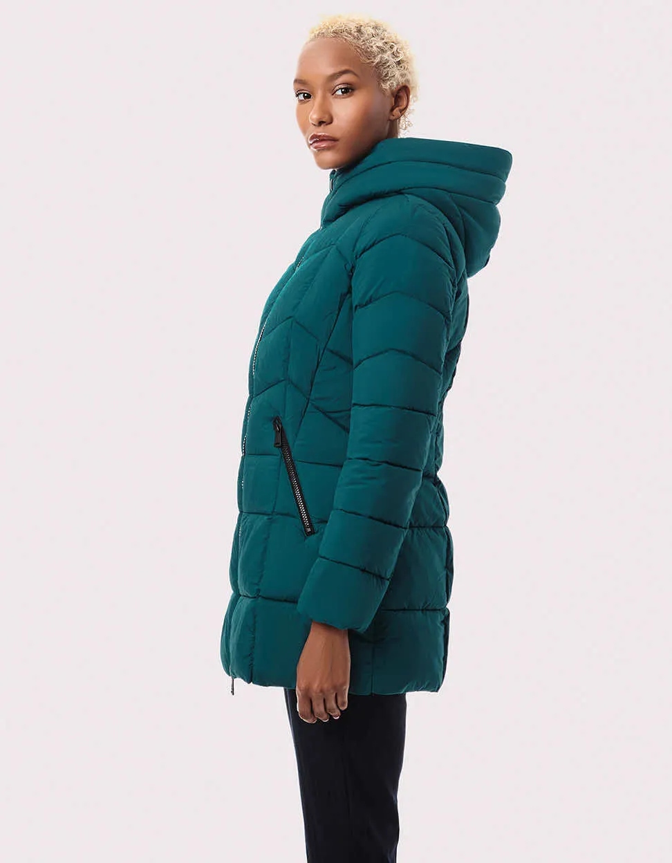 Fab Funnel Quilted Puffer Jacket