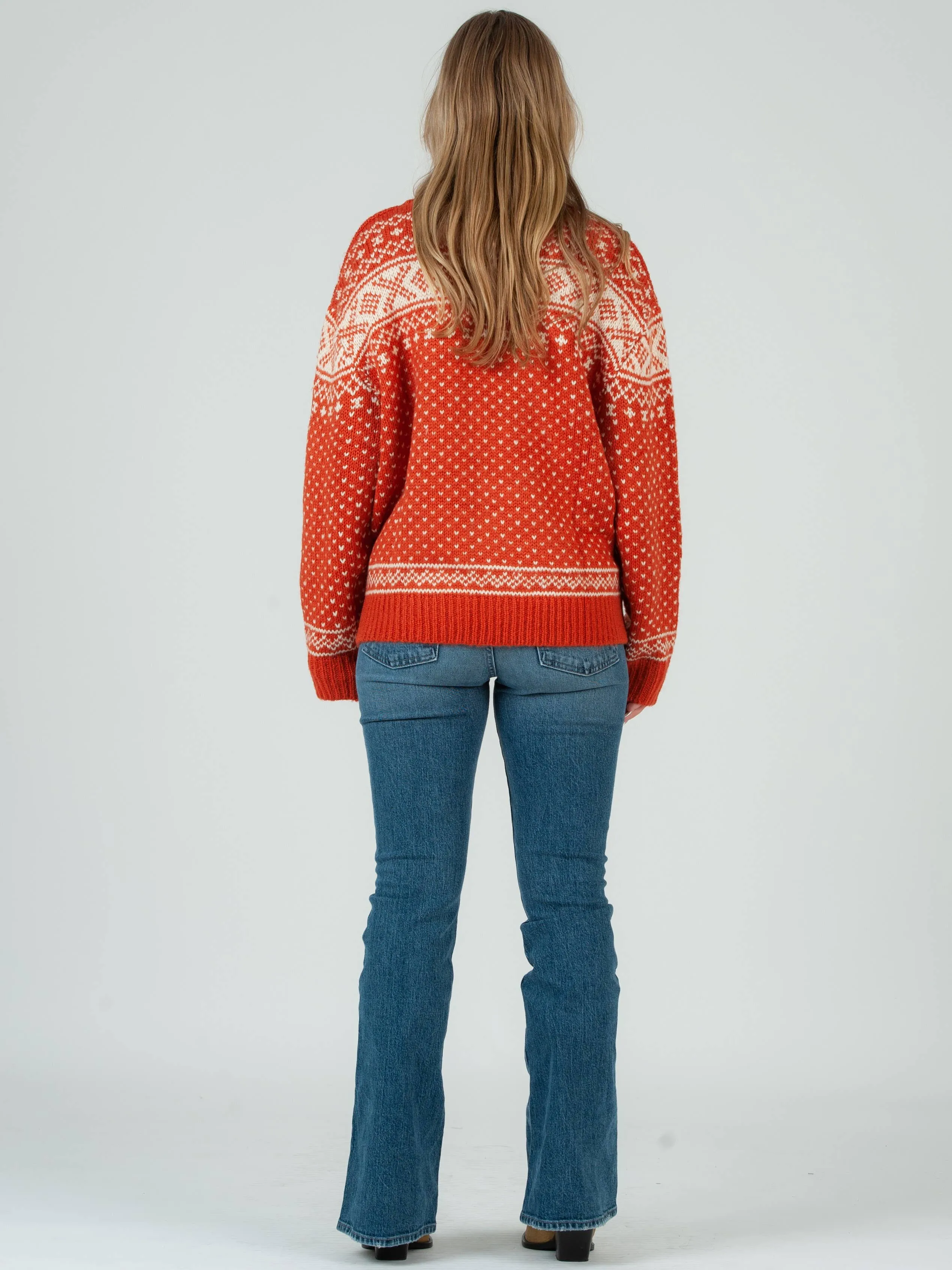 Fair Isle Crew Neck Sweater