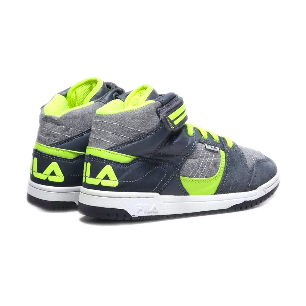 Fila High-Top Sneakers Fabric Grey Colour For Women