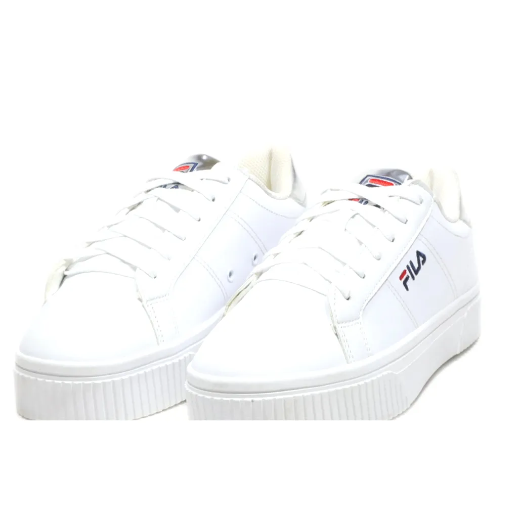 Fila Zappattilas Low-Top Sneakers Leather White Colour For Men