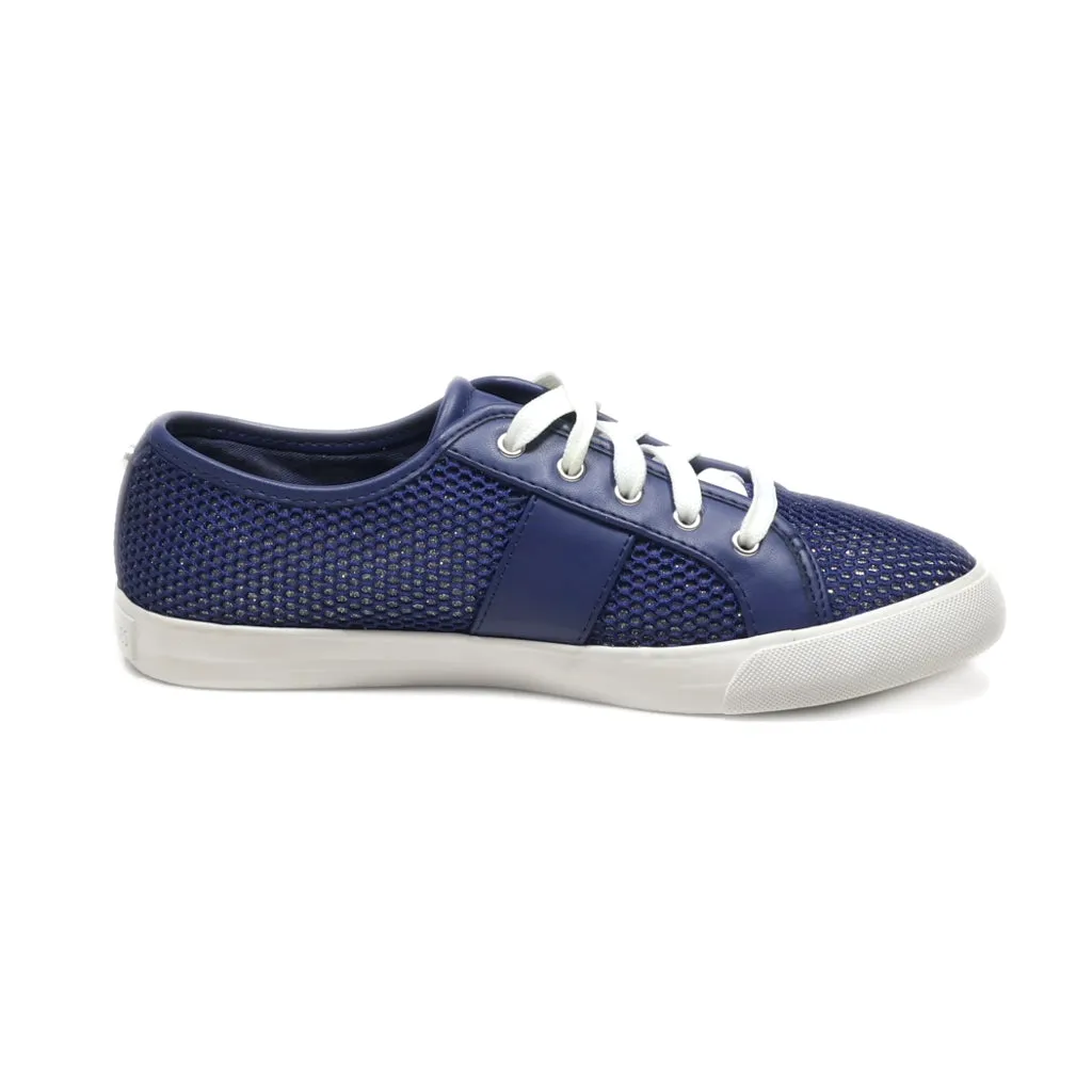 Gbg Los Angeles Low-Top Sneakers Fabric Blue Colour For Women