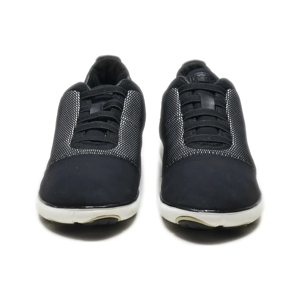 Geox Low-Top Sneakers Fabric Black Colour For Women