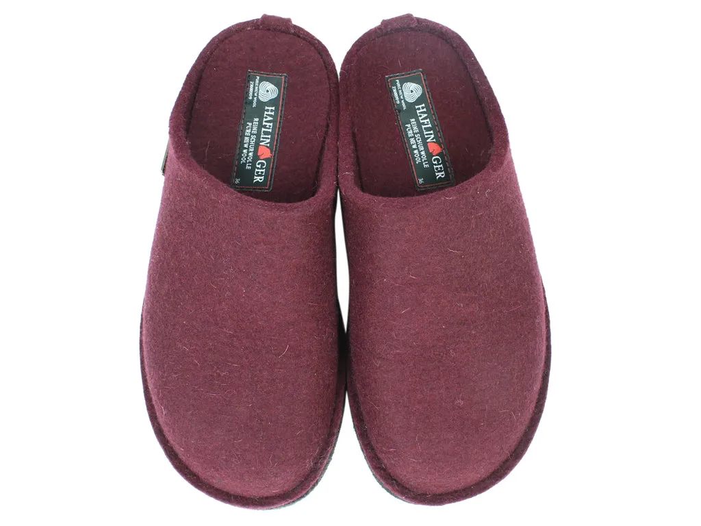 Haflinger Slippers Flair Soft Bordeaux