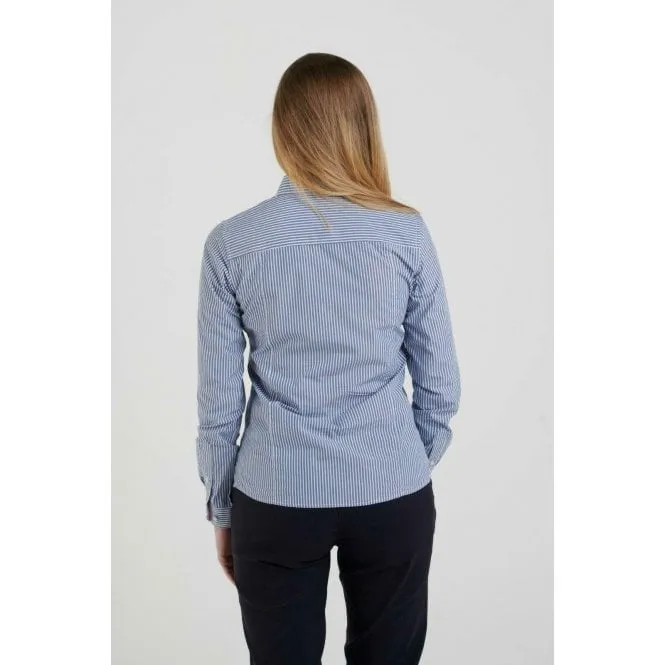 Hazy Blue Women's Cotton Long Sleeve Check Shirt - Romy