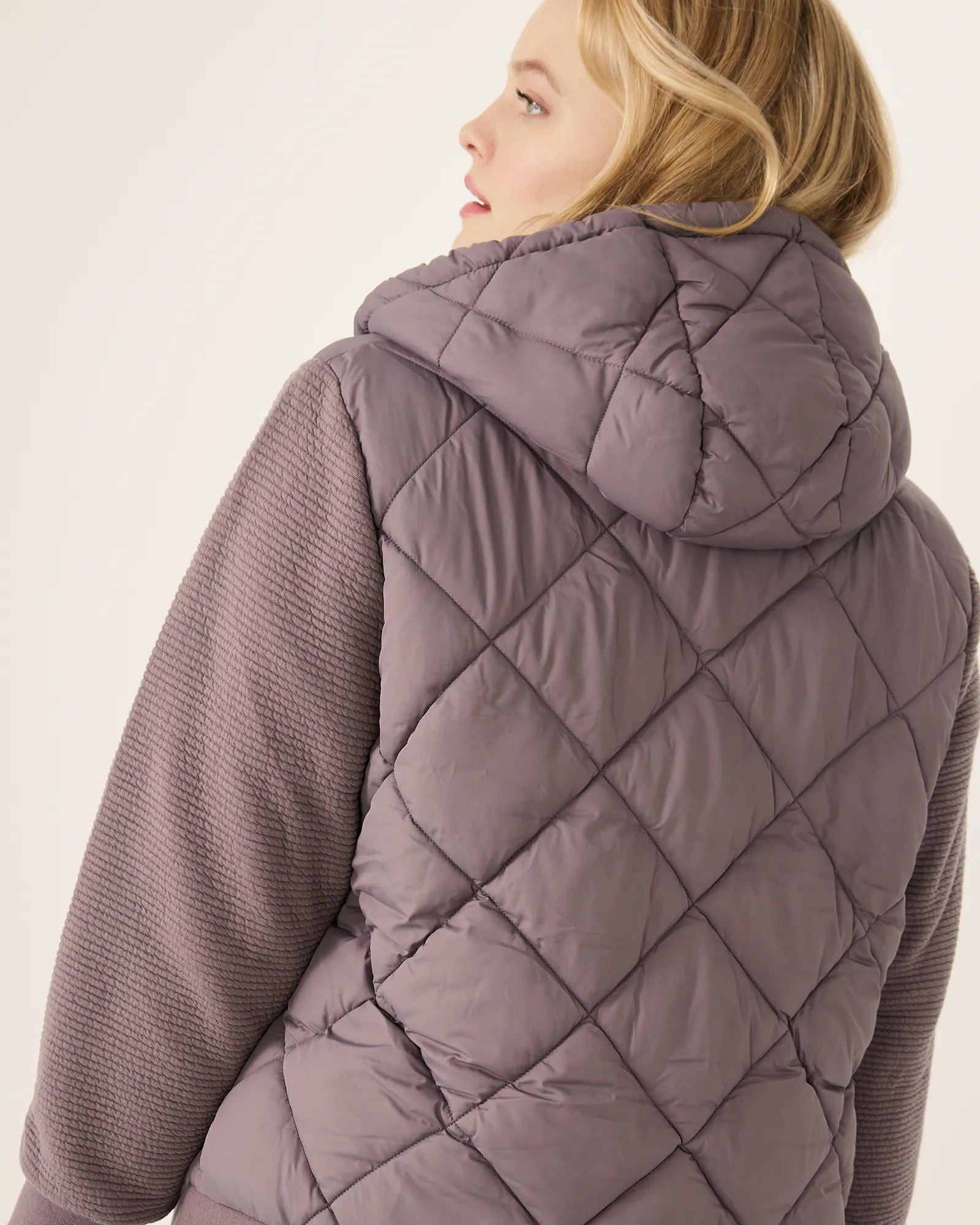 Katrina Lightweight Puffer Jacket | Light Grey