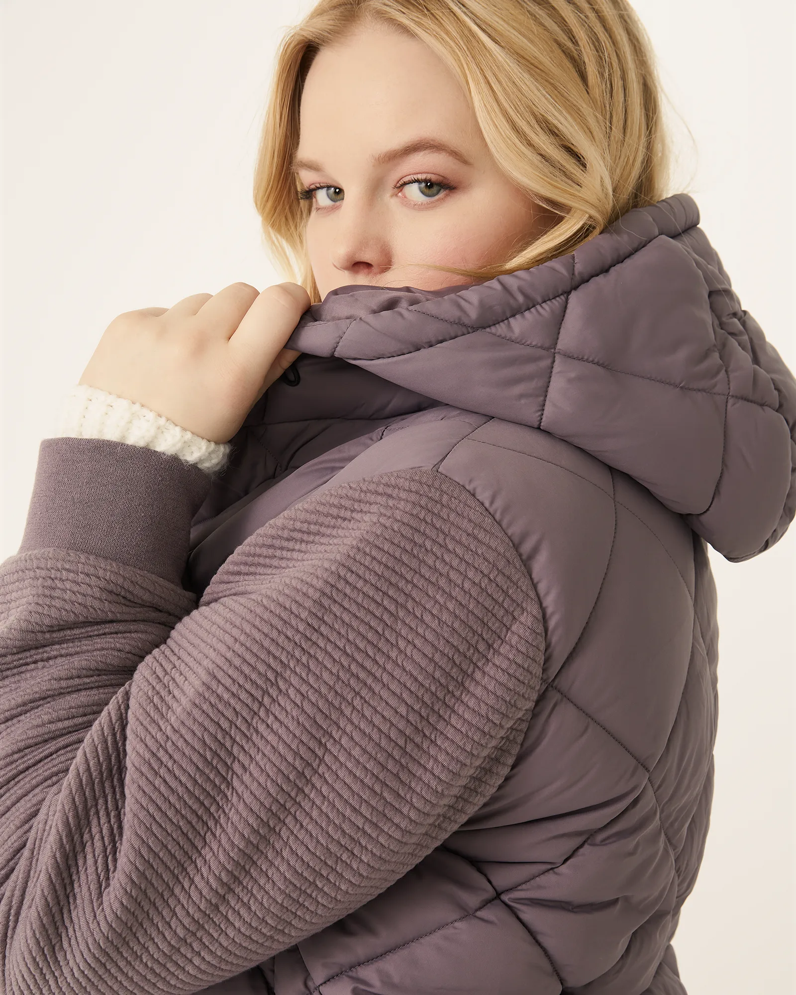 Katrina Lightweight Puffer Jacket | Light Grey