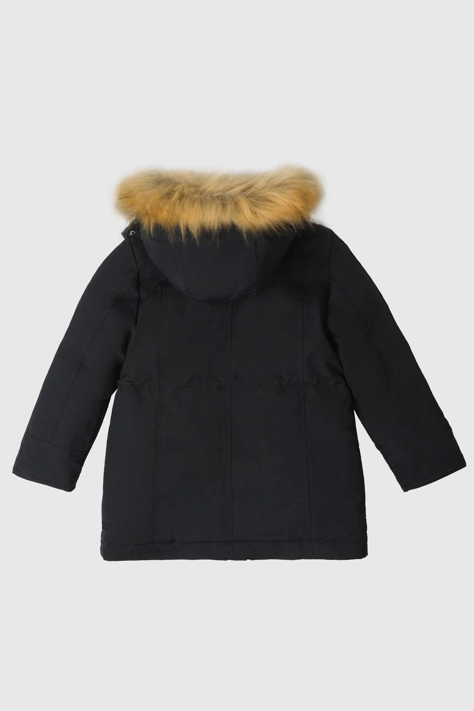 Kids Down Quilted Hooded Jacket