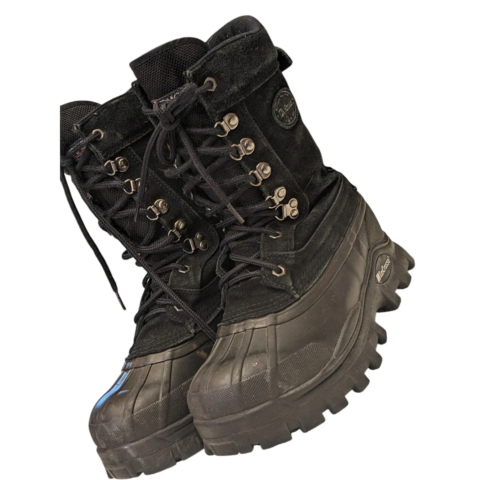 LaCrosse Boots Mens 9 Waterproof Winter Snow Rugged Hunting Hiking Cold Weather