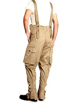 Motorcycle Dispatch Rider Pants w/ Suspenders