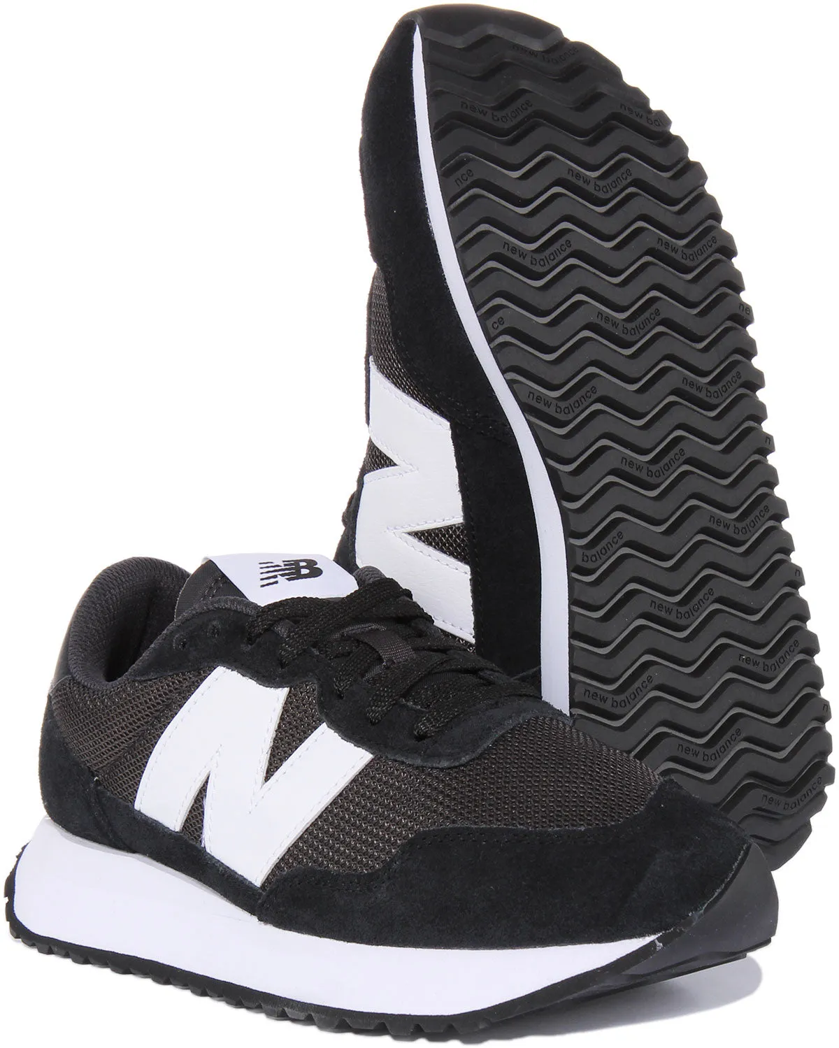 New Balance Ms237 In Black White