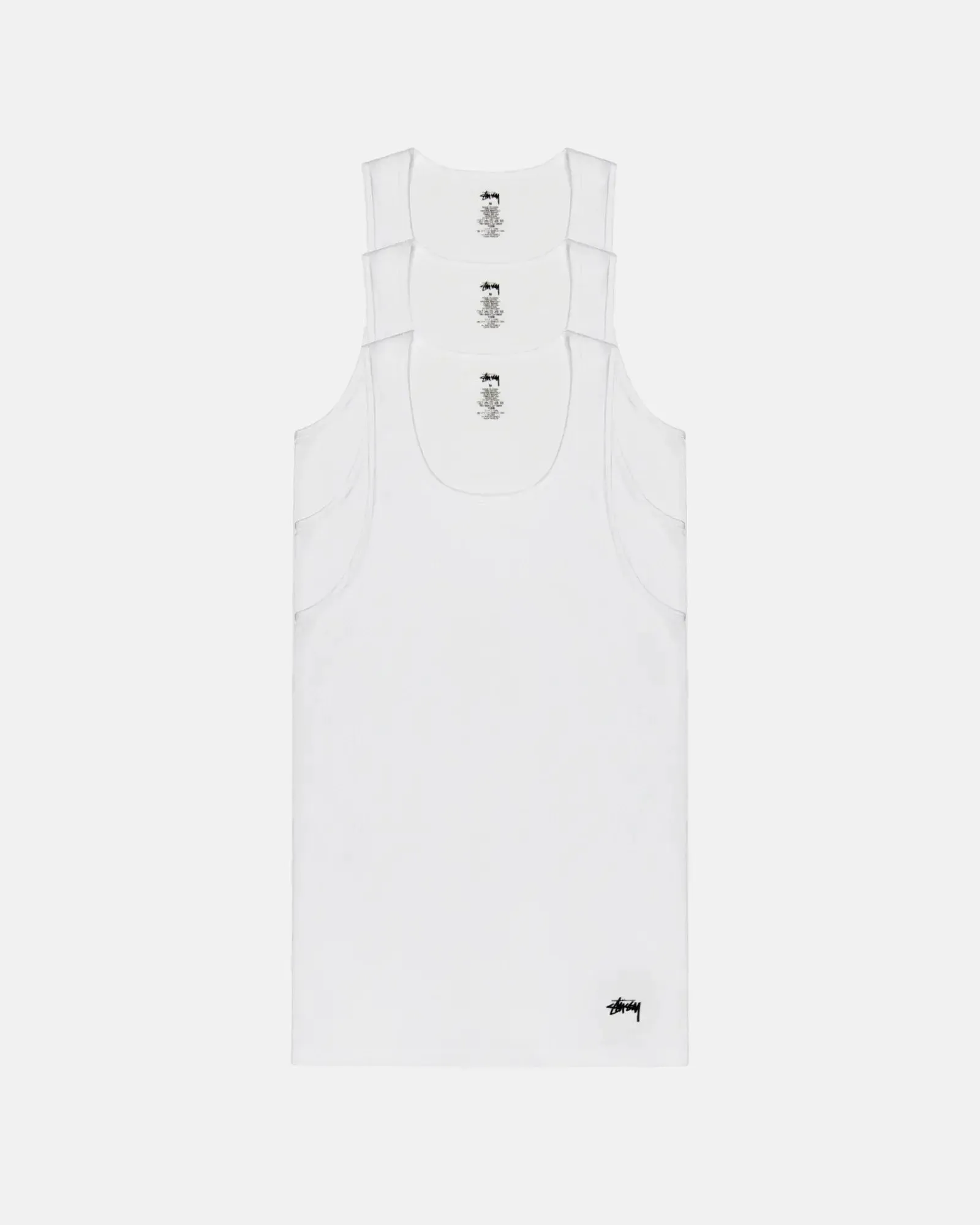 STÜSSY TANK UNDERSHIRTS 3 PACK