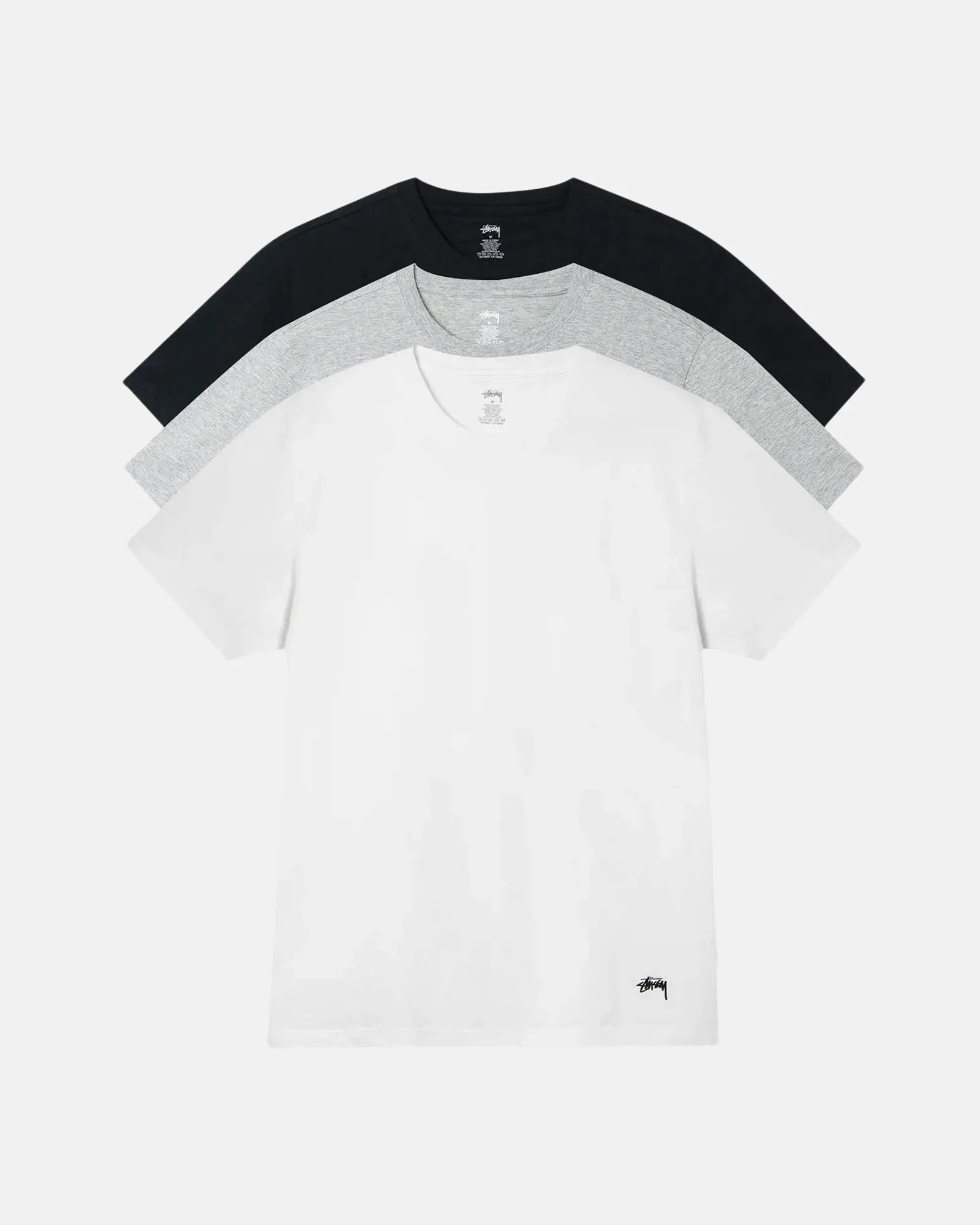 STÜSSY UNDERSHIRTS 3 PACK