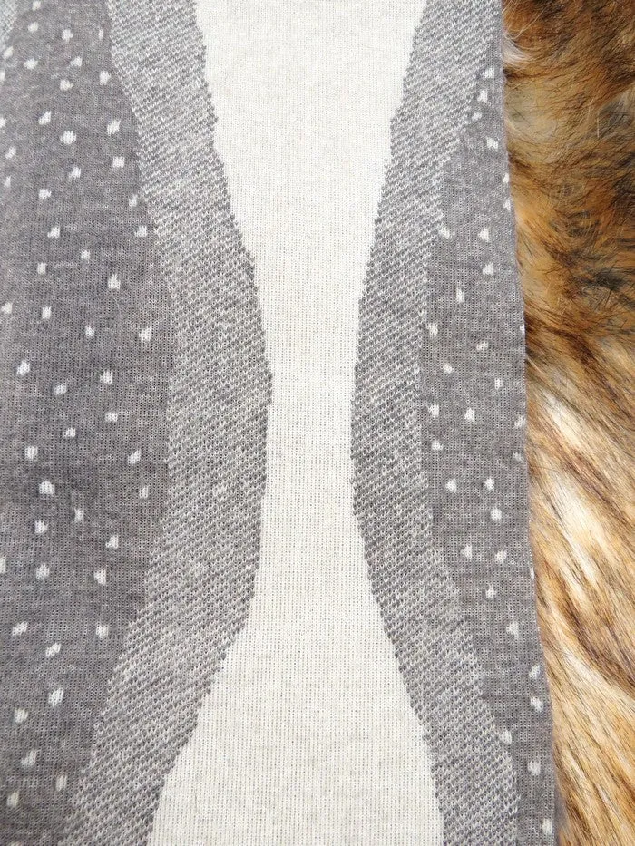 Texas Coyote Animal Faux Fur / Sold By The Yard