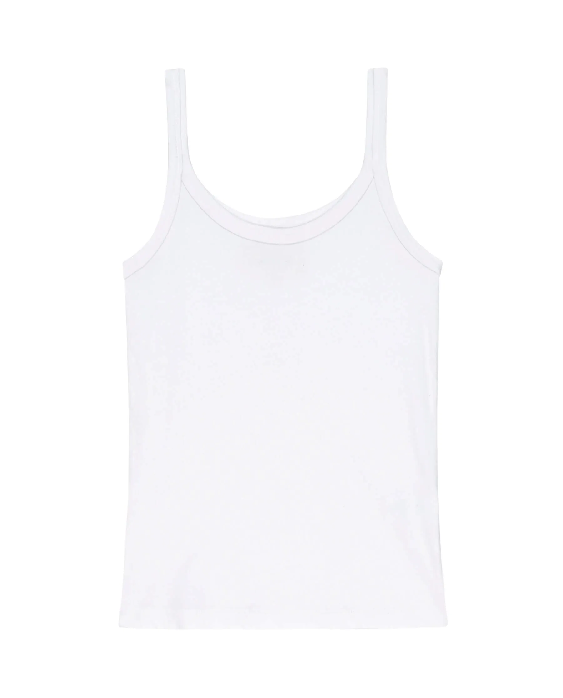 The Slim Tank. Solid -- True White