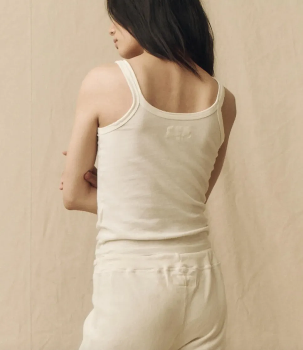 The Slim Tank, Washed White