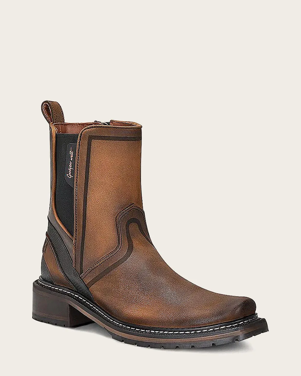 Urban matte finish brown boot