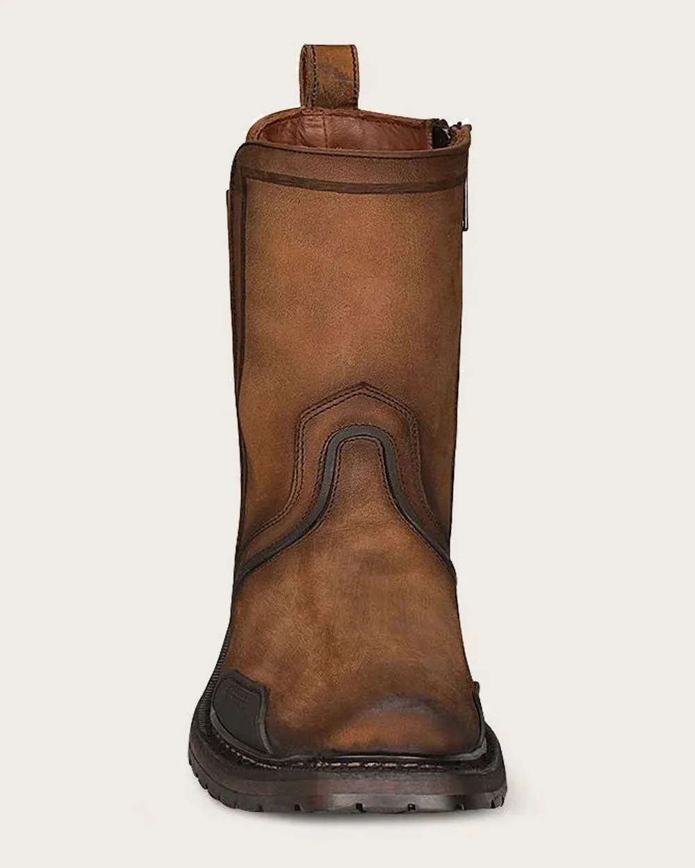 Urban matte finish brown boot