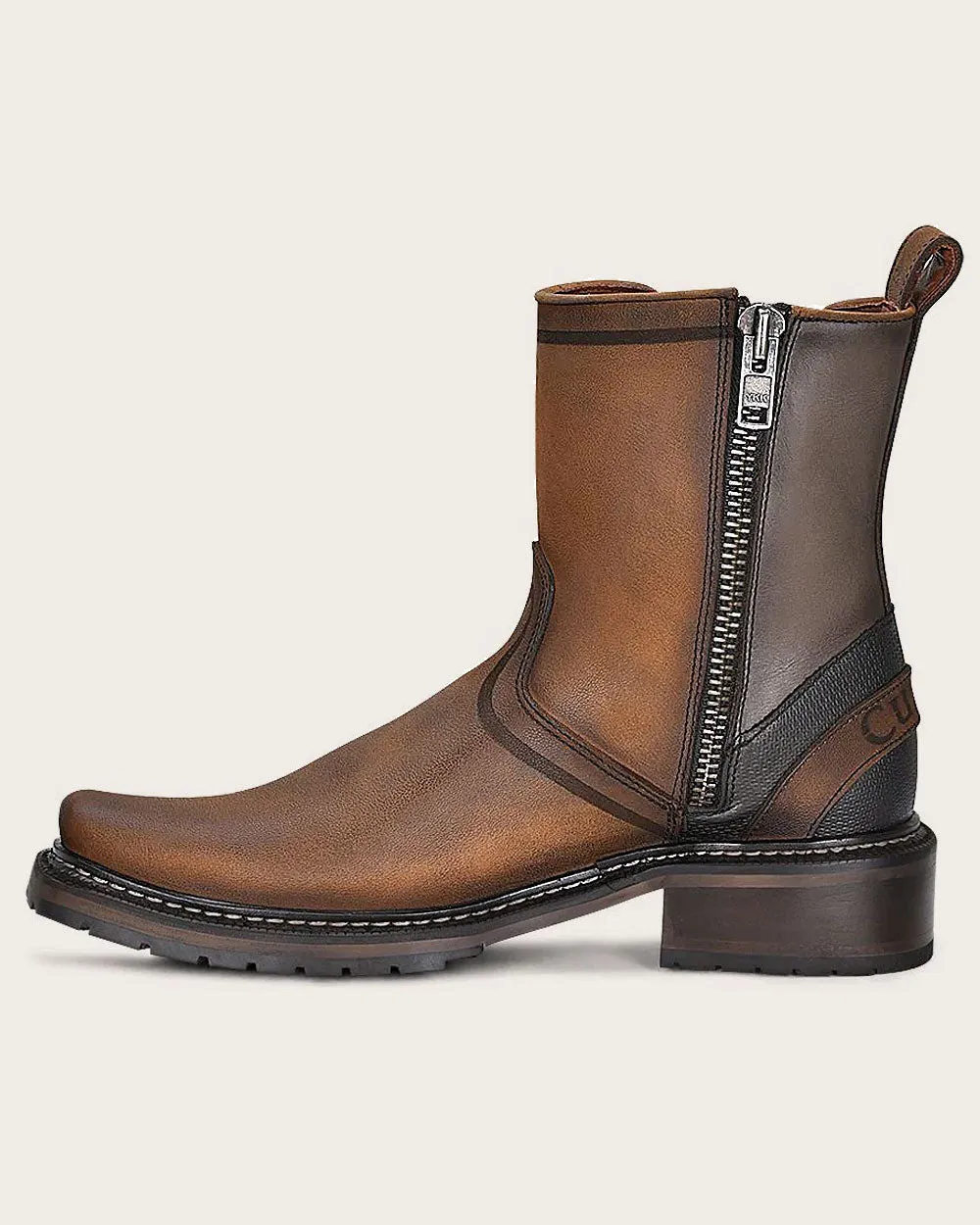 Urban matte finish brown boot