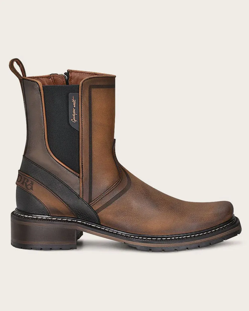 Urban matte finish brown boot