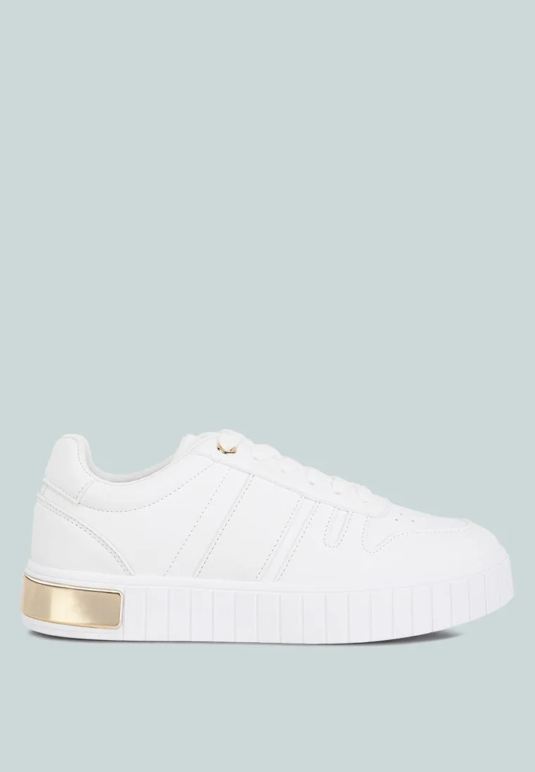 Welsh Panelling Detail Sneakers