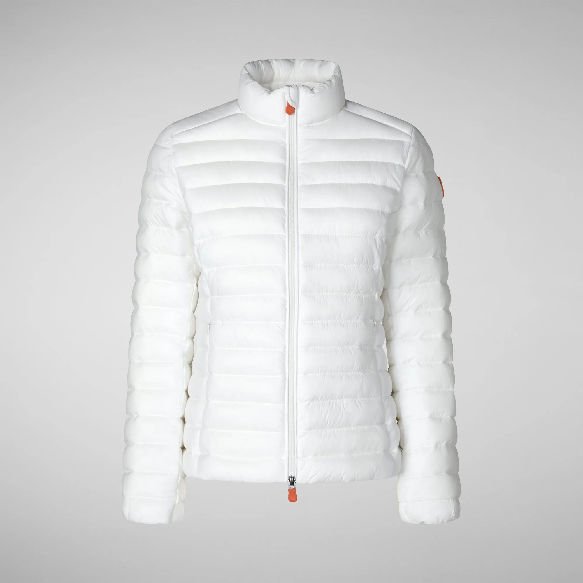 Women's Animal free Puffer Jacket Carly in Off White