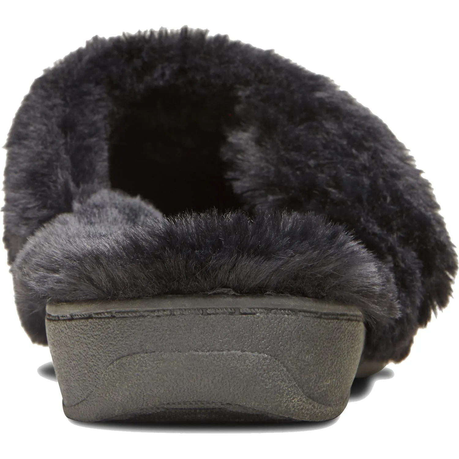 Women's Vionic Gemma Plush Black Faux Fur