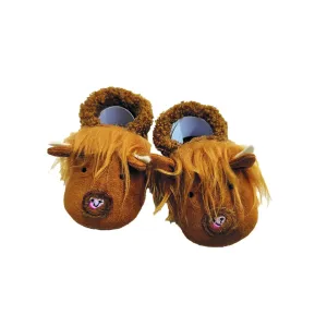 Ziggle Baby Highland Cow Slippers